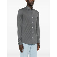 Brunello Cucinelli Grey Shirts Men