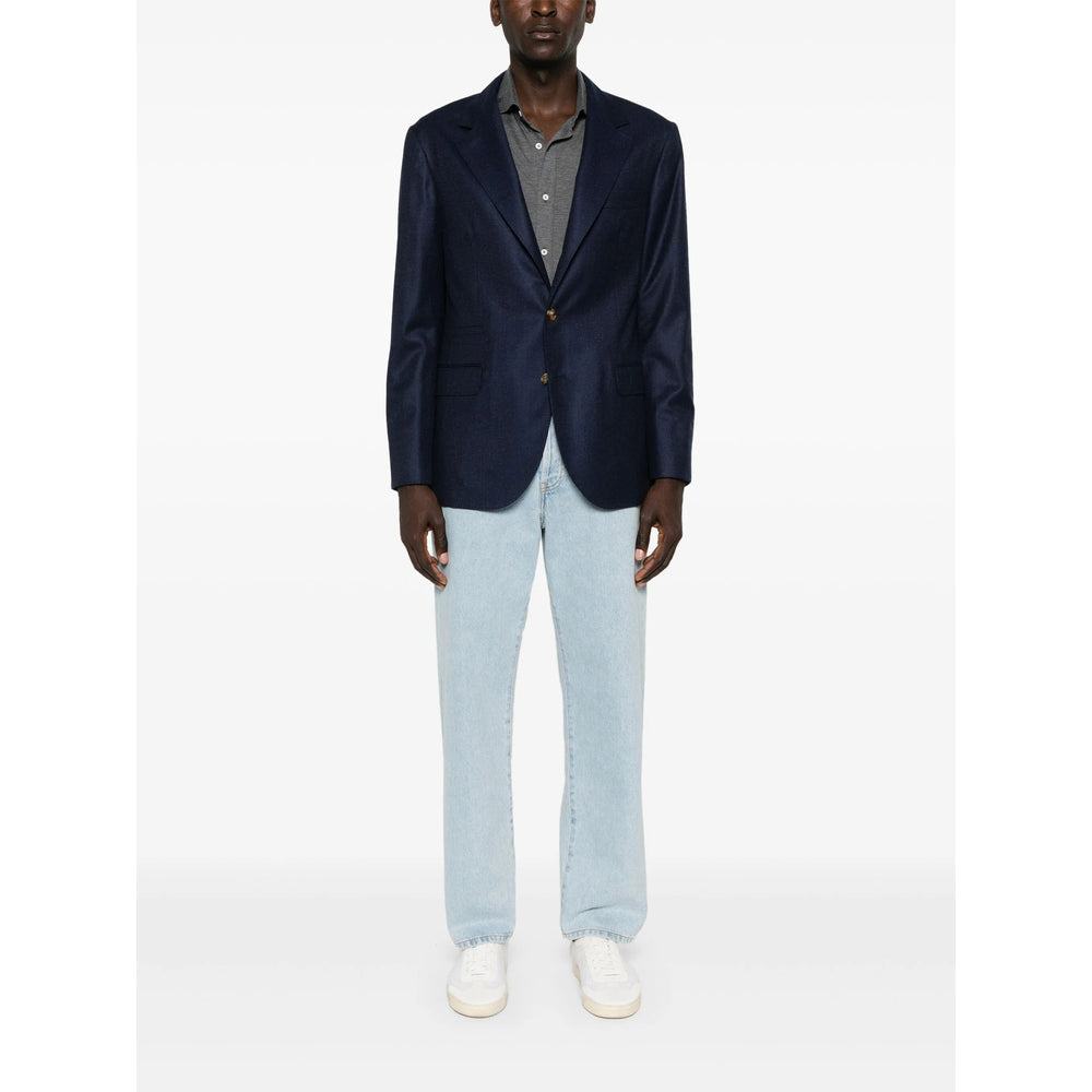 Brunello Cucinelli Grey Shirts Men