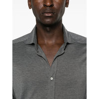 Brunello Cucinelli Grey Shirts Men
