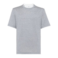 Brunello Cucinelli Grey T-Shirts & Vests - T-Shirts Men