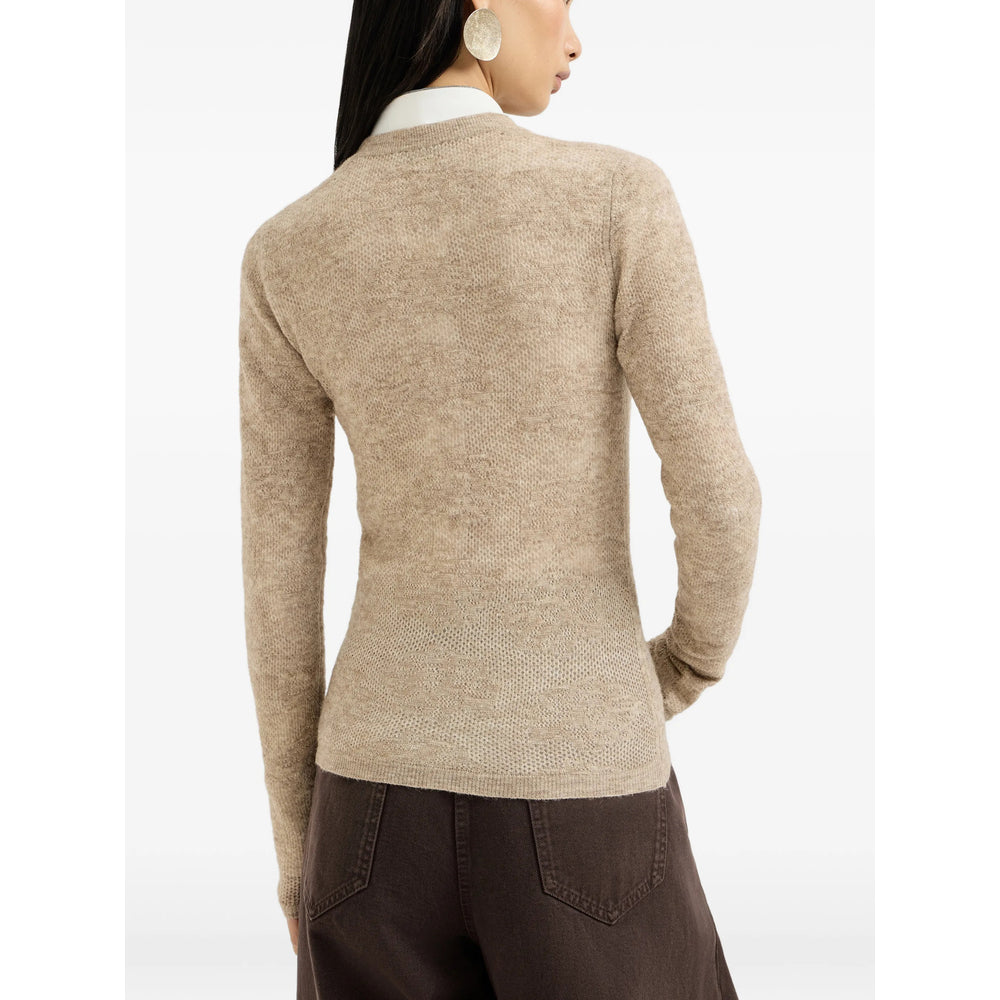 Brunello Cucinelli Brunello Cucinelli Neutrals Knitwear - Jumpers Women