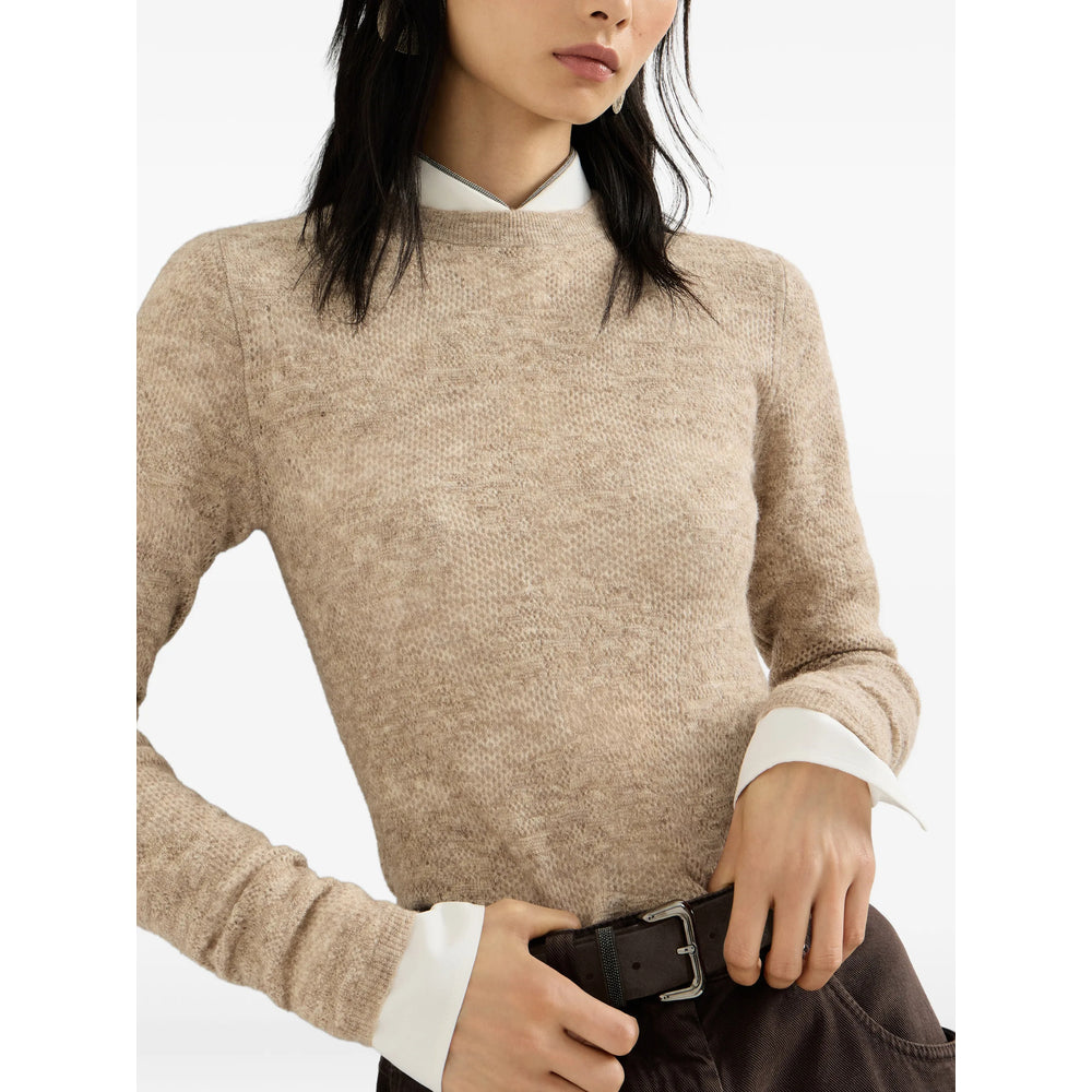 Brunello Cucinelli Brunello Cucinelli Neutrals Knitwear - Jumpers Women