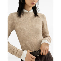 Brunello Cucinelli Brunello Cucinelli Neutrals Knitwear - Jumpers Women