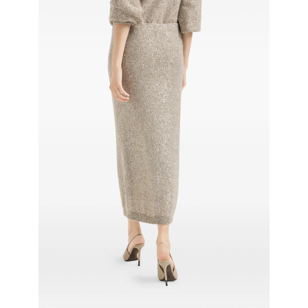 Brunello Cucinelli Brunello Cucinelli Neutrals Skirts - Pencil Skirts Women