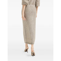 Brunello Cucinelli Brunello Cucinelli Neutrals Skirts - Pencil Skirts Women