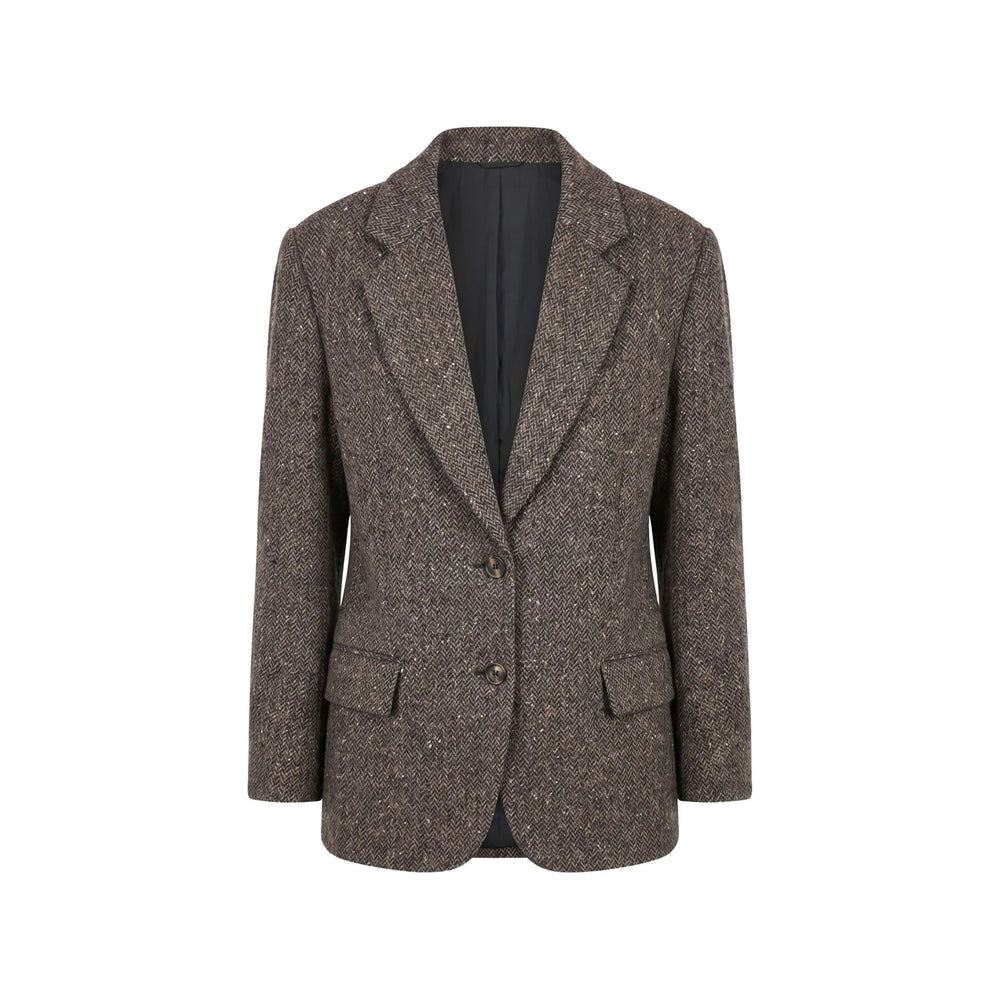 Brunello Cucinelli Brown Jackets - Blazers Women