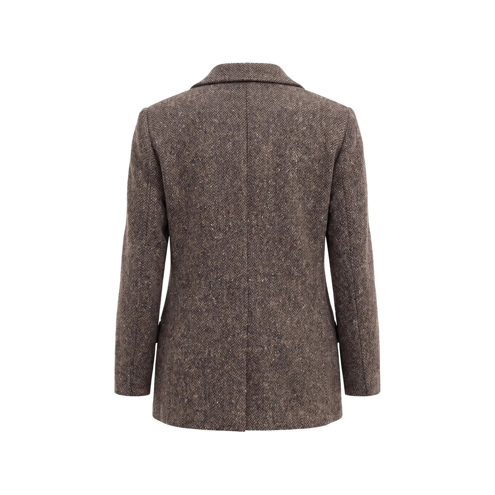 Brunello Cucinelli Brown Jackets - Blazers Women
