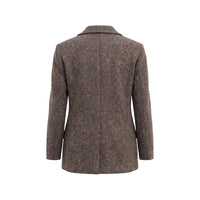 Brunello Cucinelli Brown Jackets - Blazers Women