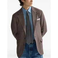 Brunello Cucinelli Brown Jackets - Blazers Men