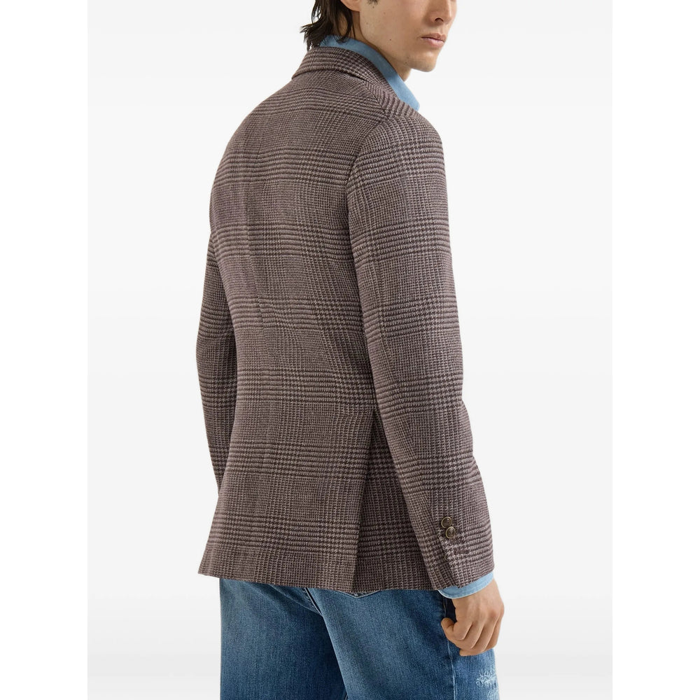 Brunello Cucinelli Brown Jackets - Blazers Men