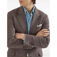 Brunello Cucinelli Brown Jackets - Blazers Men