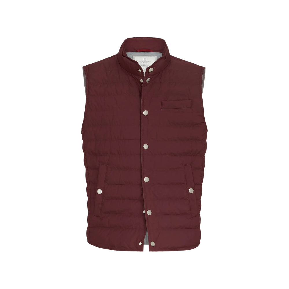 Brunello Cucinelli Red Jackets - Waistcoats & Gilets Men