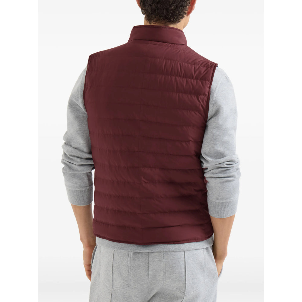 Brunello Cucinelli Red Jackets - Waistcoats & Gilets Men
