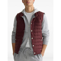Brunello Cucinelli Red Jackets - Waistcoats & Gilets Men