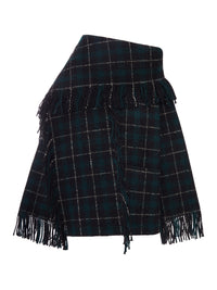 Toteme Women Wool Scarf-Design Fringed Jacket