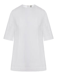 Toteme Toteme Women Cotton Top With Short Sleeves