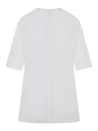 Toteme Toteme Women Cotton Top With Short Sleeves