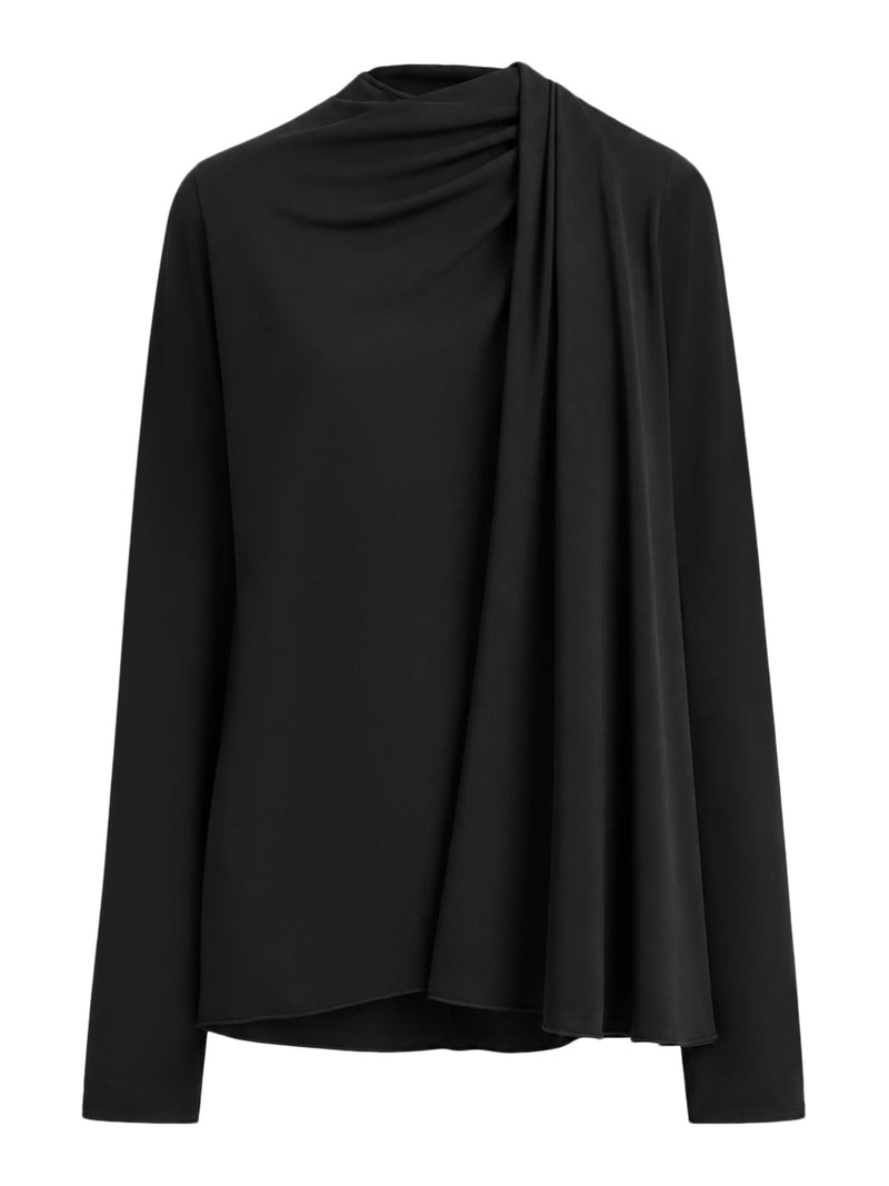 Toteme Women Fluid Draped Cady Blouse