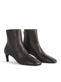 Toteme Toteme Women Nappa Mid-Heel Boots Bark
