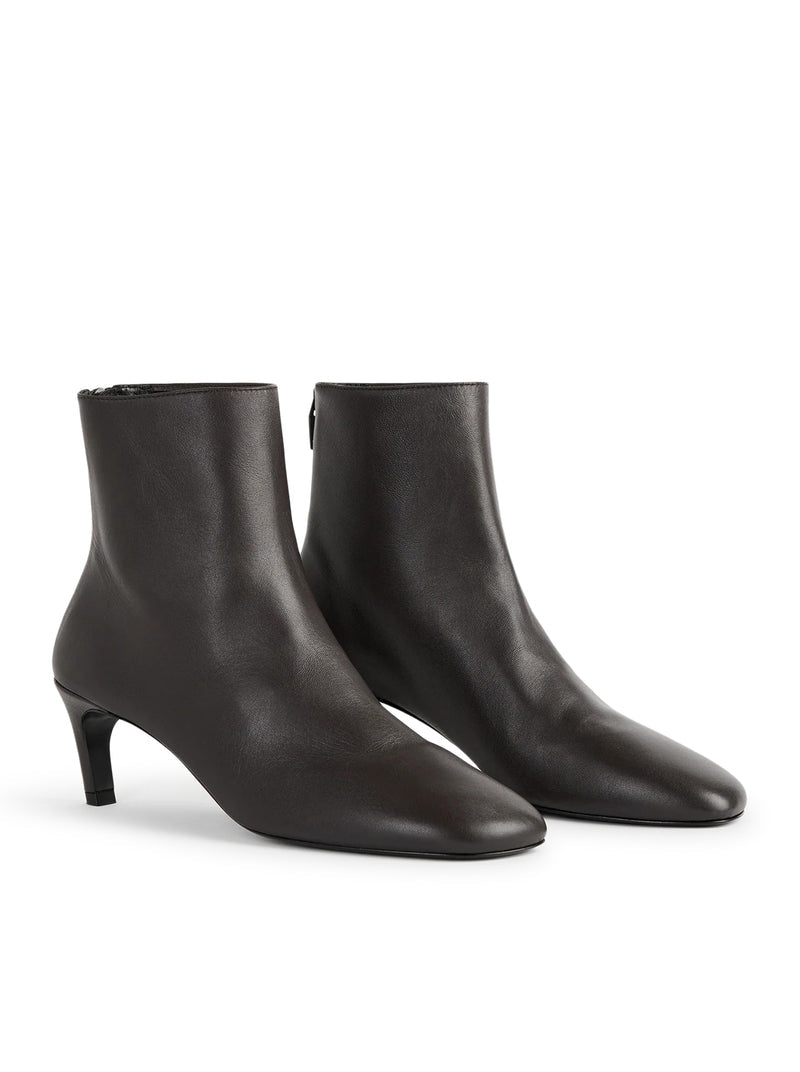 Toteme Toteme Women Nappa Mid-Heel Boots Bark