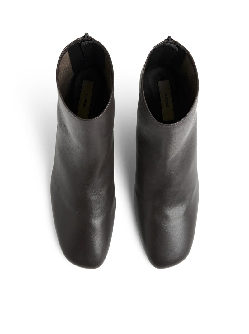 Toteme Toteme Women Nappa Mid-Heel Boots Bark