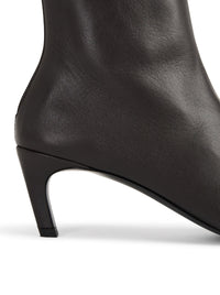 Toteme Toteme Women Nappa Mid-Heel Boots Bark