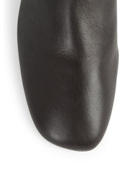 Toteme Toteme Women Nappa Mid-Heel Boots Bark