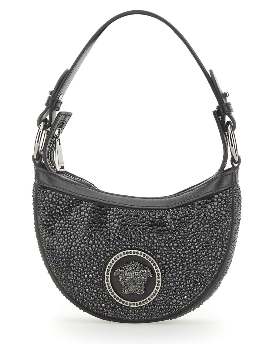 VERSACE Versace Women Mini Hobo Bag With Crystals