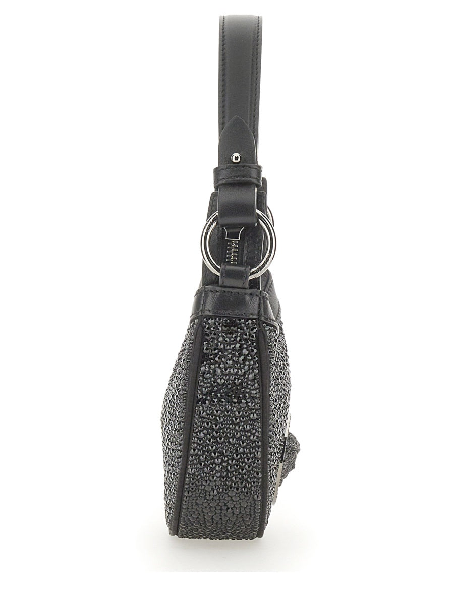 VERSACE Versace Women Mini Hobo Bag With Crystals