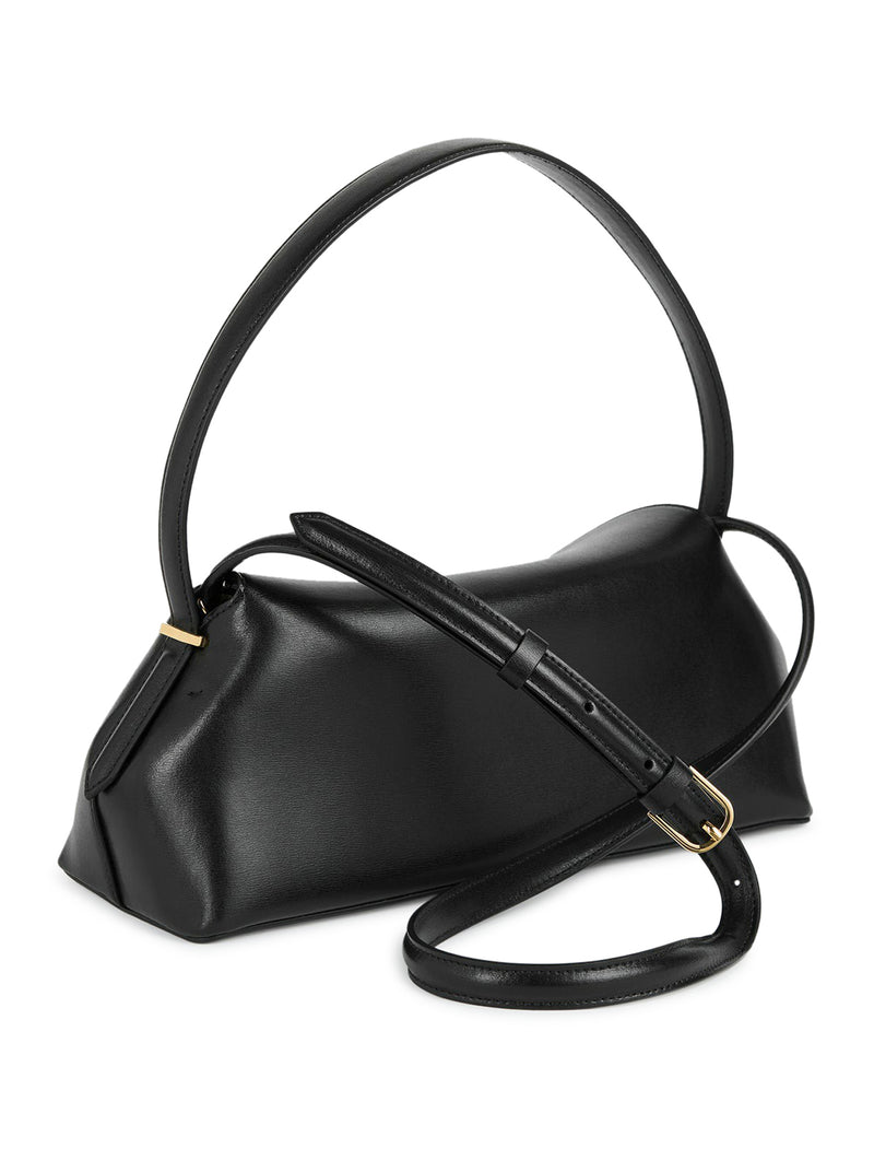 Toteme Toteme Women T-Lock Leather Shoulder Black