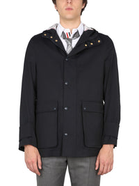 Thom Browne Men Nylon Parka.