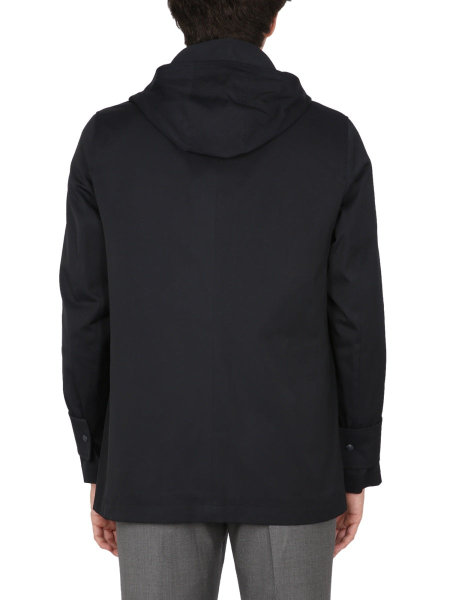 Thom Browne Men Nylon Parka.