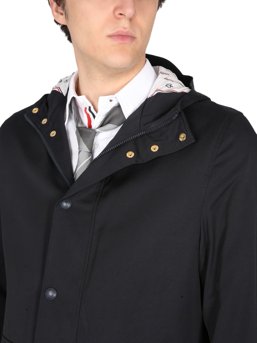 Thom Browne Men Nylon Parka.