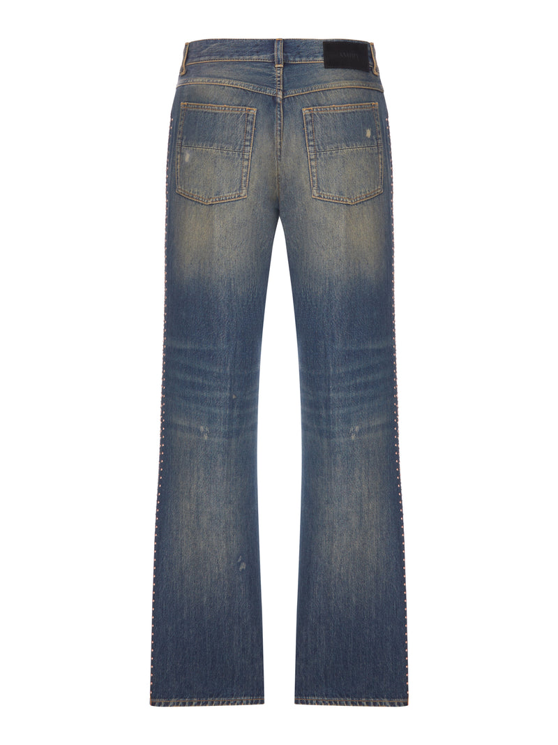Amiri Men Vintage-Effect Jeans With Side Details