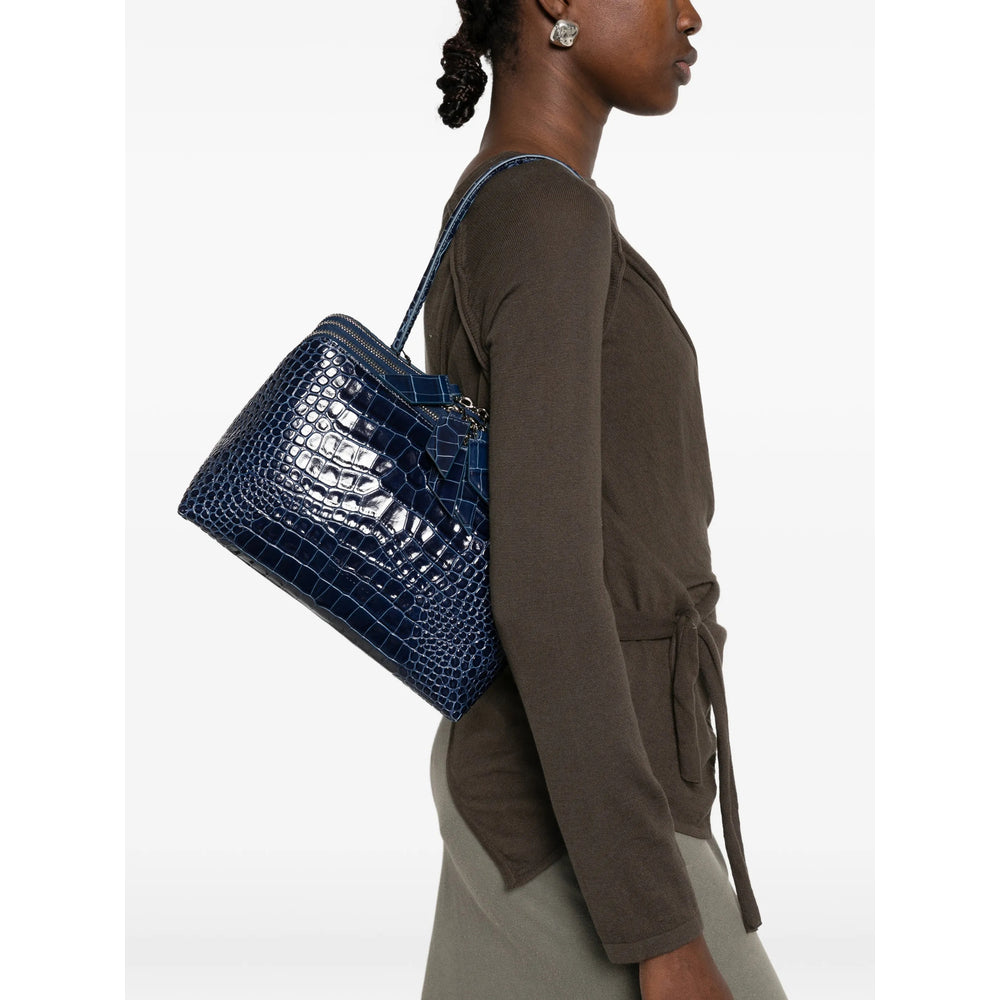 The Attico Blue Shoulder Bags Women