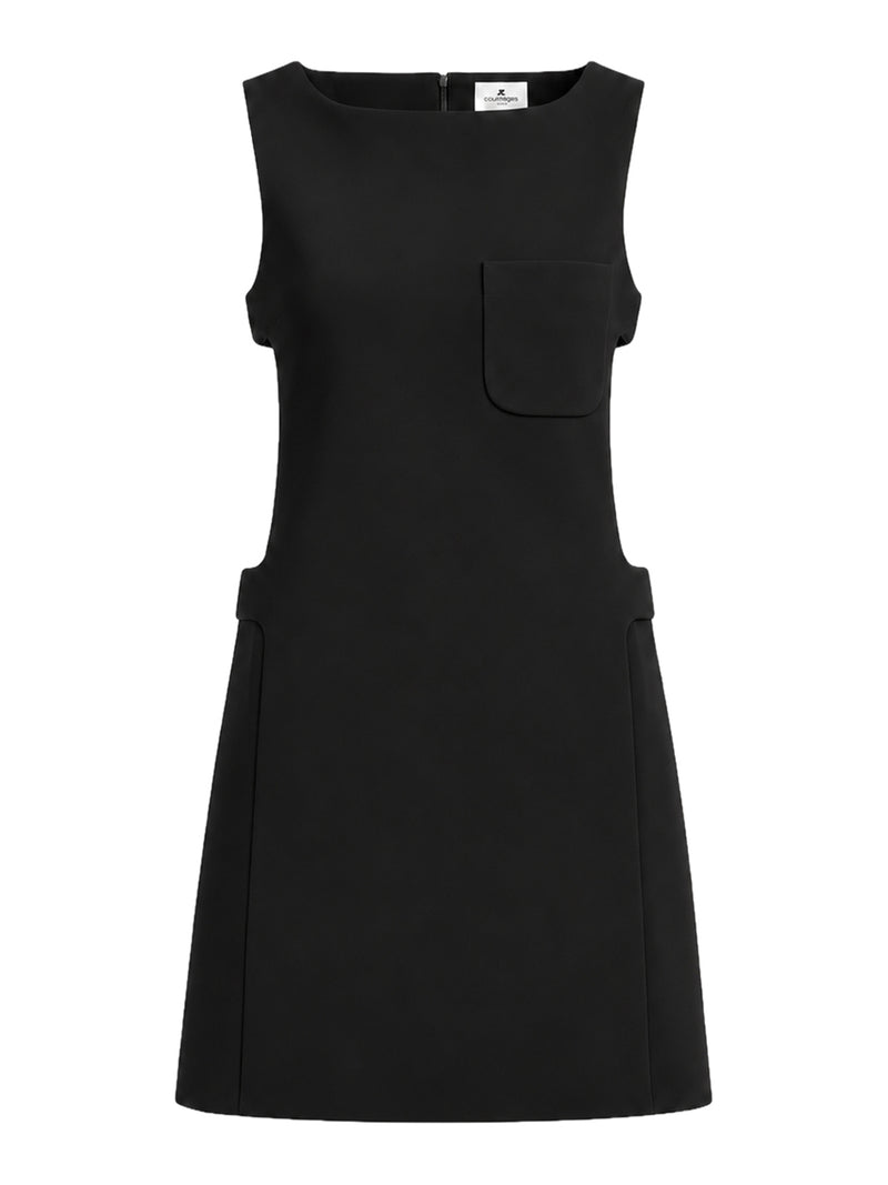 Courreges Women Cut-Out Crêpe Dress