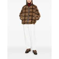 Brunello Cucinelli Brunello Cucinelli Brown Jackets - Faux Fur & Shearling Jackets Women