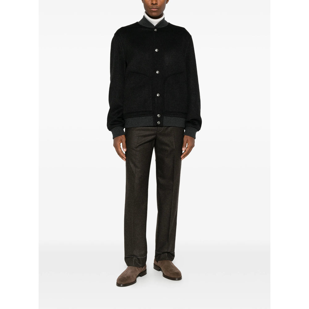 Brunello Cucinelli Brunello Cucinelli Black Jackets - Bomber Jackets Men