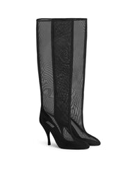 Alaia Alaia Women Knee-High Mesh Boots