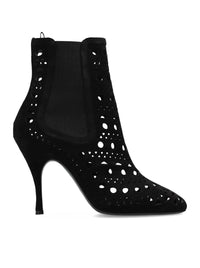 Alaia Alaia Women Alaïa Black Suede Heel Ankle Boots