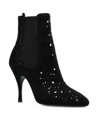 Alaia Alaia Women Alaïa Black Suede Heel Ankle Boots