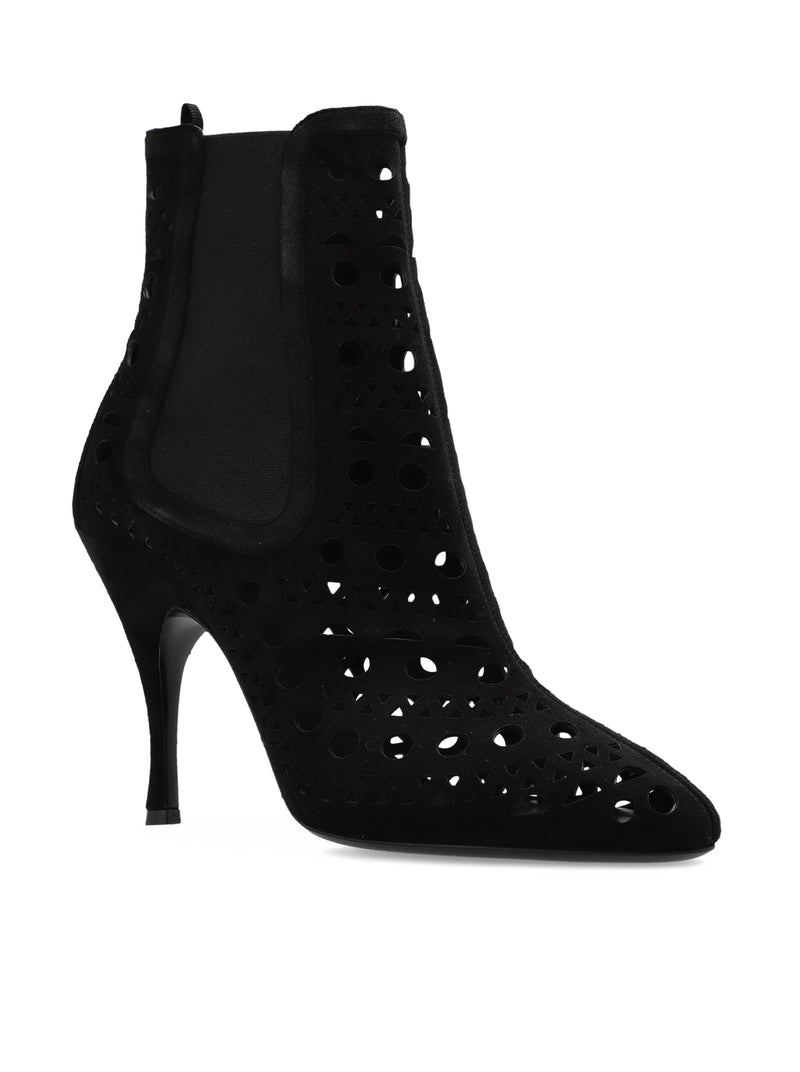 Alaia Alaia Women Alaïa Black Suede Heel Ankle Boots