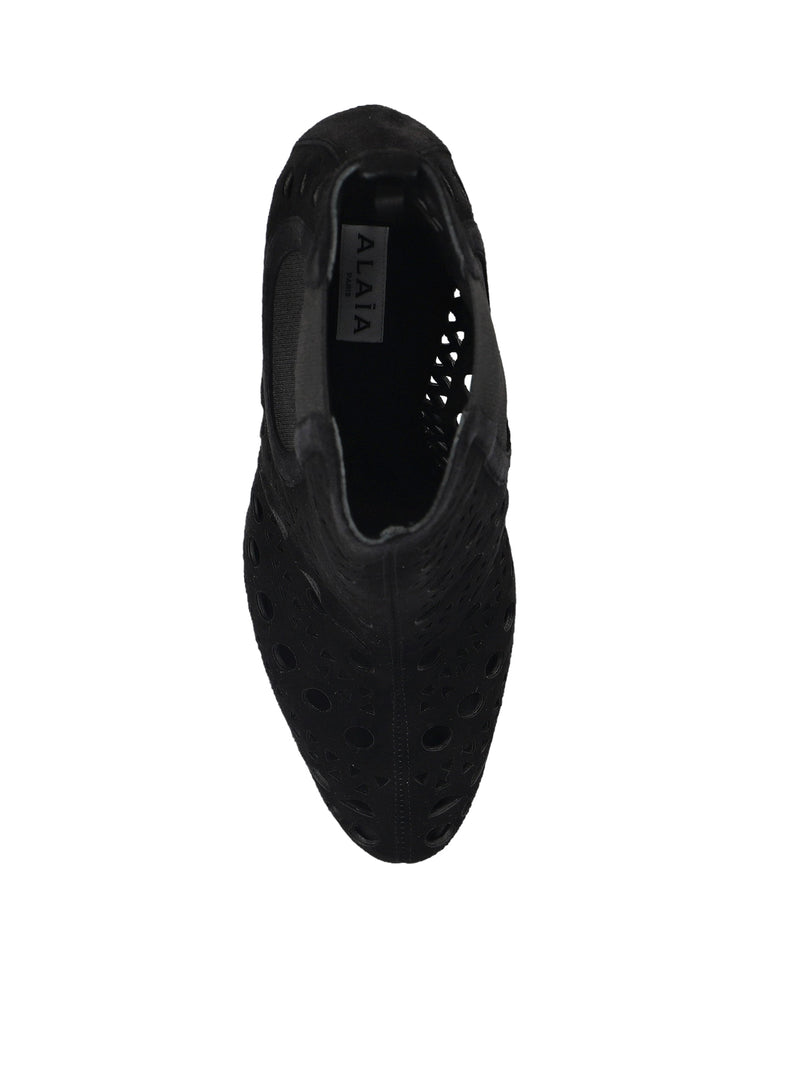 Alaia Alaia Women Alaïa Black Suede Heel Ankle Boots