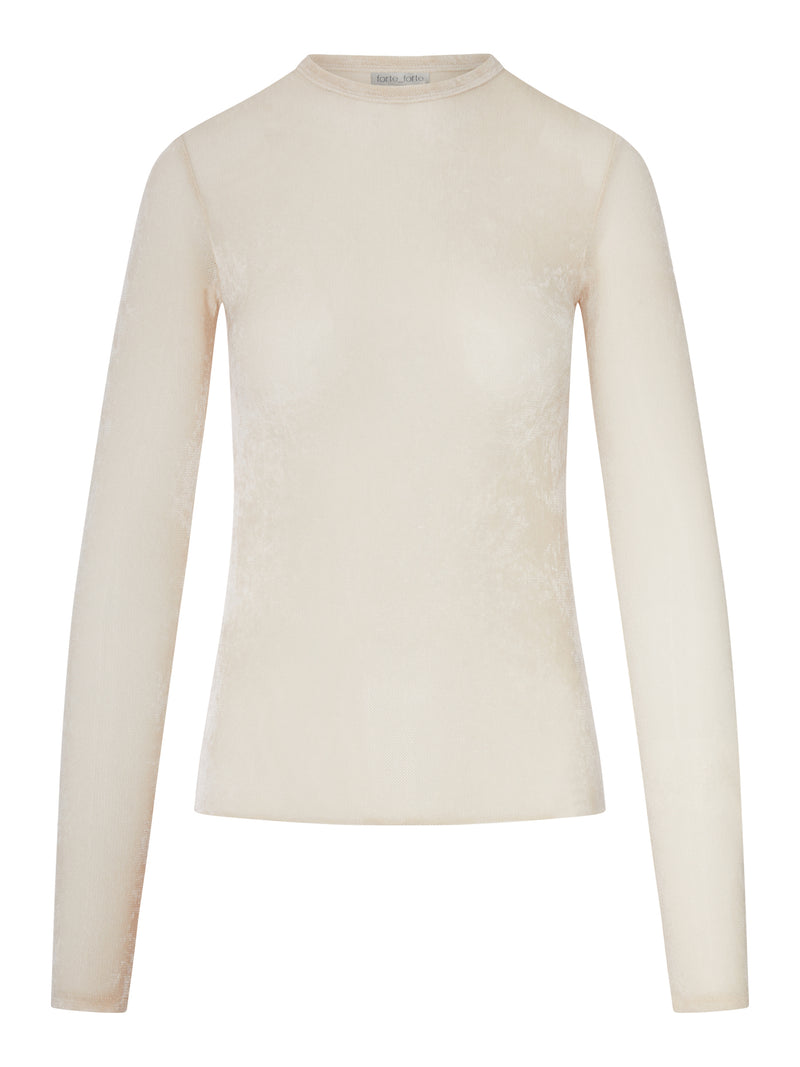 Forte Forte Women Marbled Velvet Effect T-Shirt
