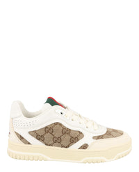 Gucci Gucci Womens Re-Web In Orginial GG Canvas Low-Top Sneakers