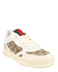 Gucci Gucci Womens Re-Web In Orginial GG Canvas Low-Top Sneakers
