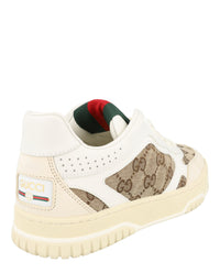 Gucci Gucci Womens Re-Web In Orginial GG Canvas Low-Top Sneakers