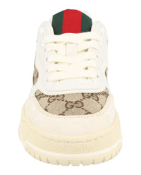 Gucci Gucci Womens Re-Web In Orginial GG Canvas Low-Top Sneakers