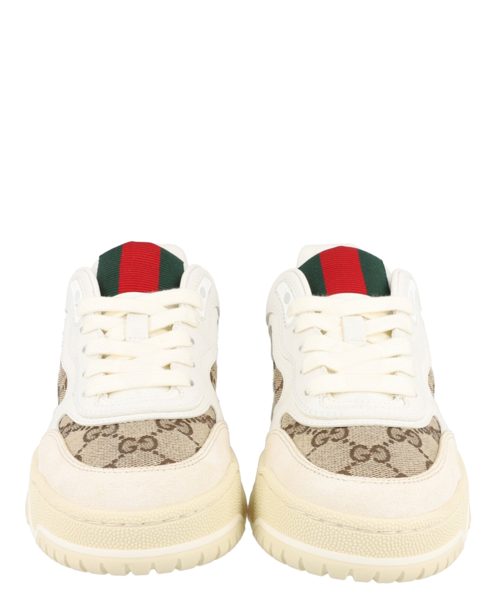 Gucci Gucci Womens Re-Web In Orginial GG Canvas Low-Top Sneakers