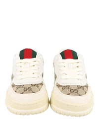 Gucci Gucci Womens Re-Web In Orginial GG Canvas Low-Top Sneakers